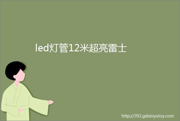 led灯管12米超亮雷士