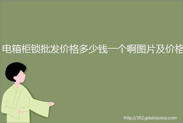 电箱柜锁批发价格多少钱一个啊图片及价格