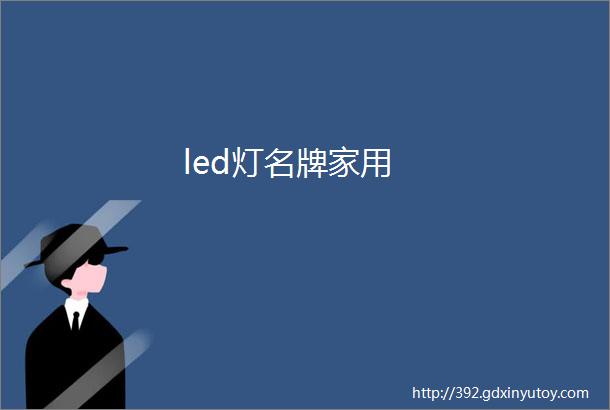 led灯名牌家用