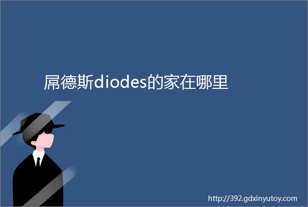 屌德斯diodes的家在哪里