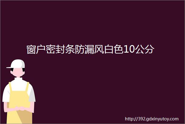 窗户密封条防漏风白色10公分