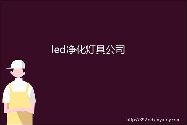 led净化灯具公司